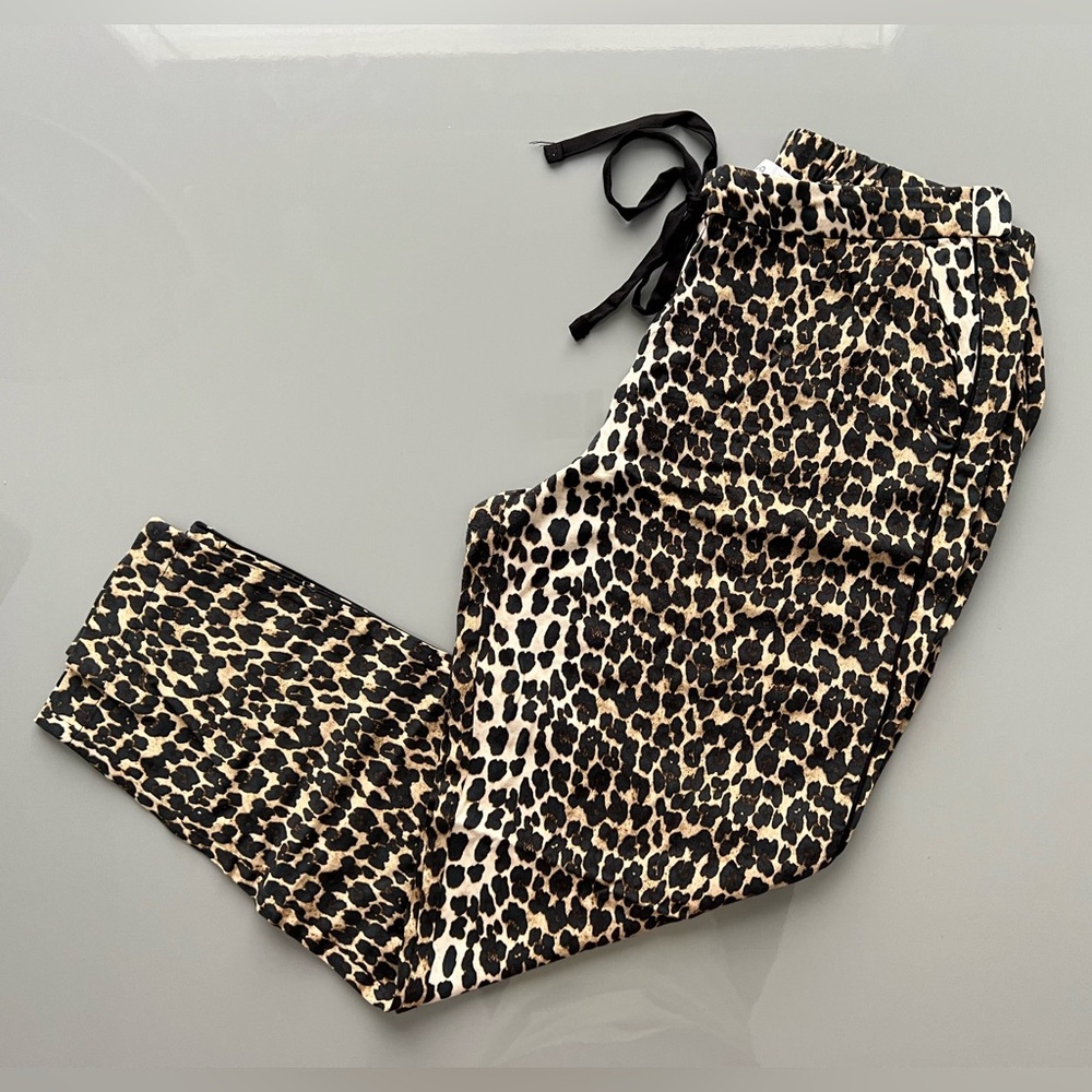 MANGO Animal Print pants size M